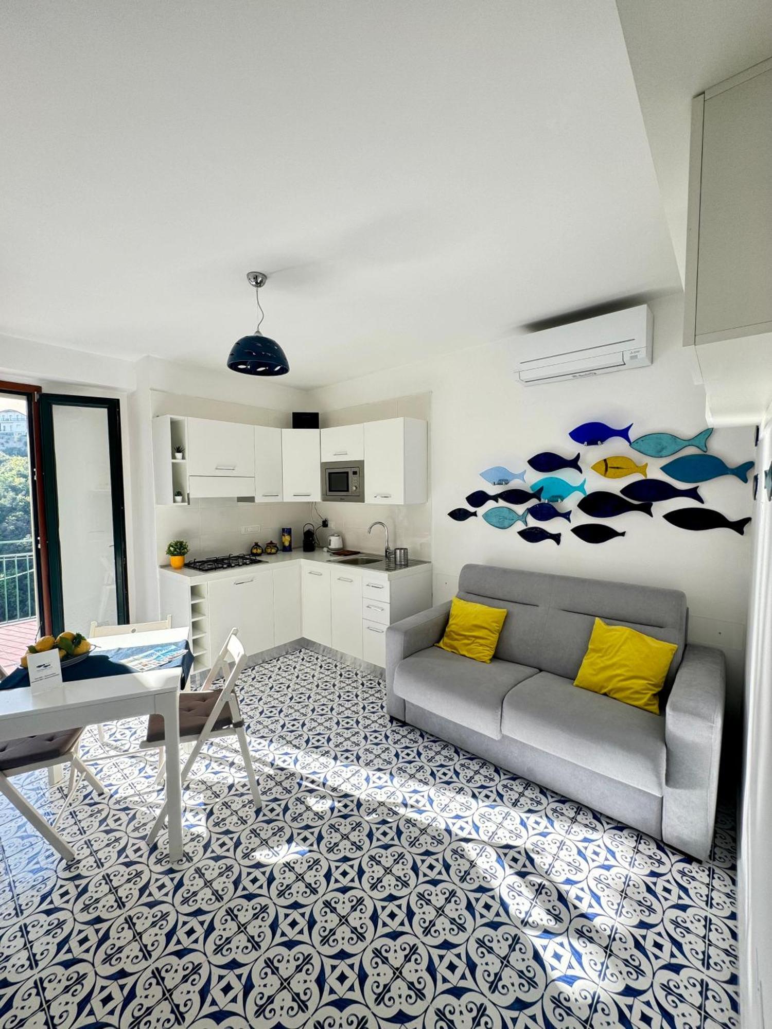Panoramic Flat Amalfi Coast - Sea View 1 Apartment Vietri Luaran gambar